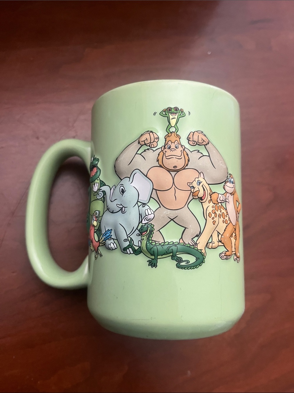 RAINFOREST Light Green Ceramic Cafe Mug